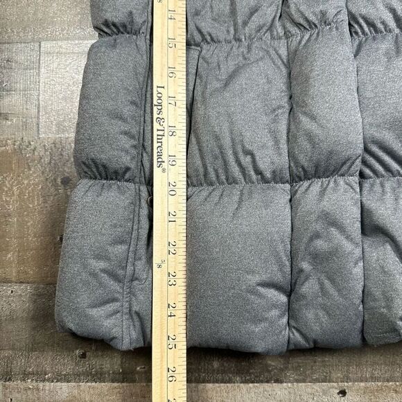 Athleta Women’s Size XS Limber Convertible Puffer Jacket and Vest 2 in 1 Grey - Picture 7 of 9